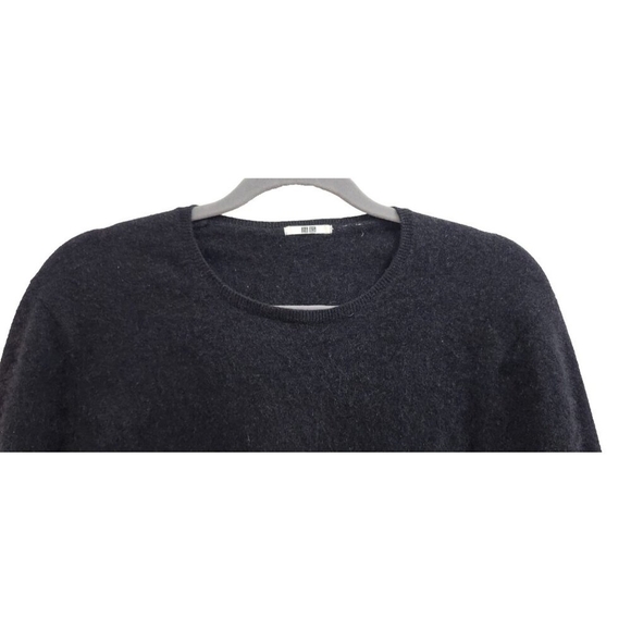 UNIQLO 100% Cashmere Sweater Black Women’s M Soft Luxury Knit Pullover Classic - Picture 4 of 12